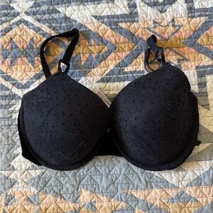 Victoria's Secret Black Lined Demi bra